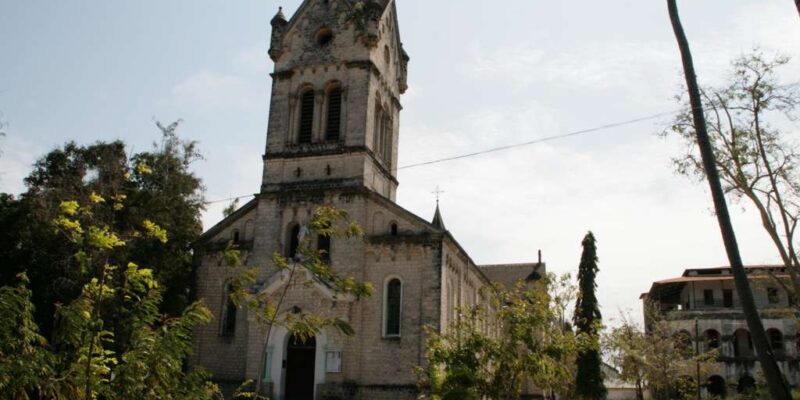Die neuromanische Kirche, Bagamoyo, Tansnaia