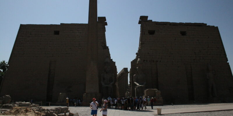 Eingangspylon Luxor Tempel