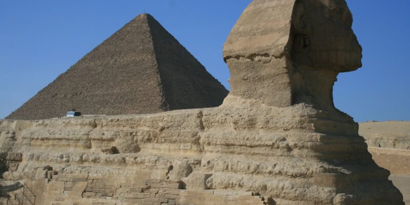 Cheops Pyramide mit Sphinx, Kairo
