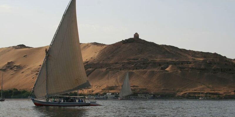 Feluke auf dem Nil in Aswan